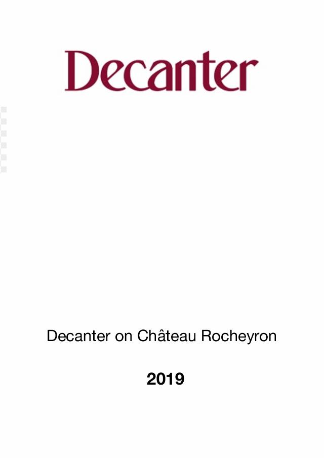 Decanter - Rocheyron 2019