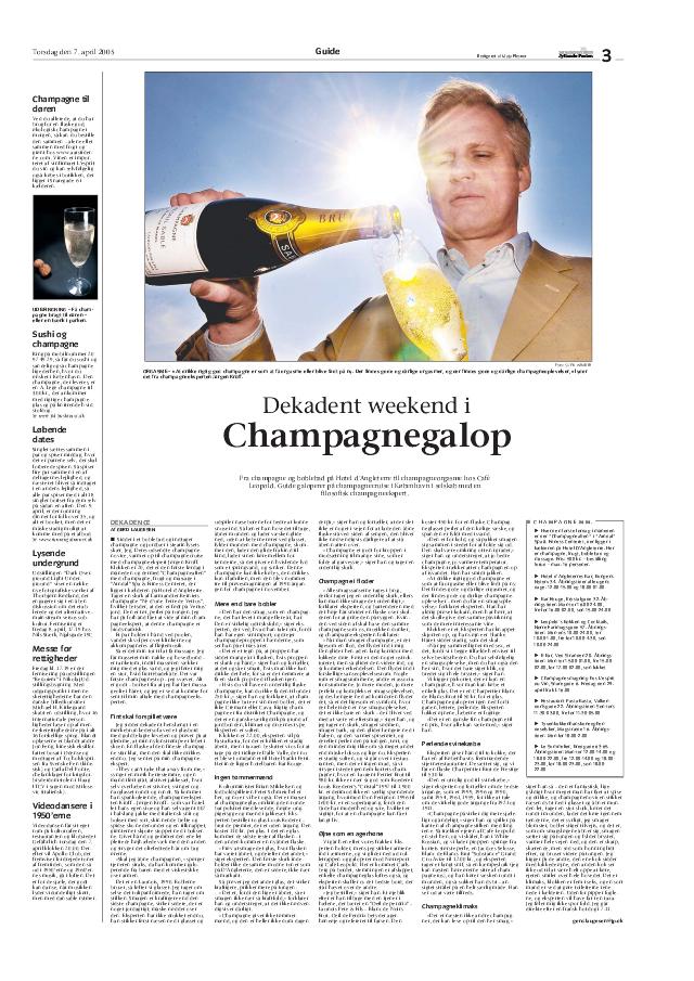 Dekadent weekend i champagnegalop