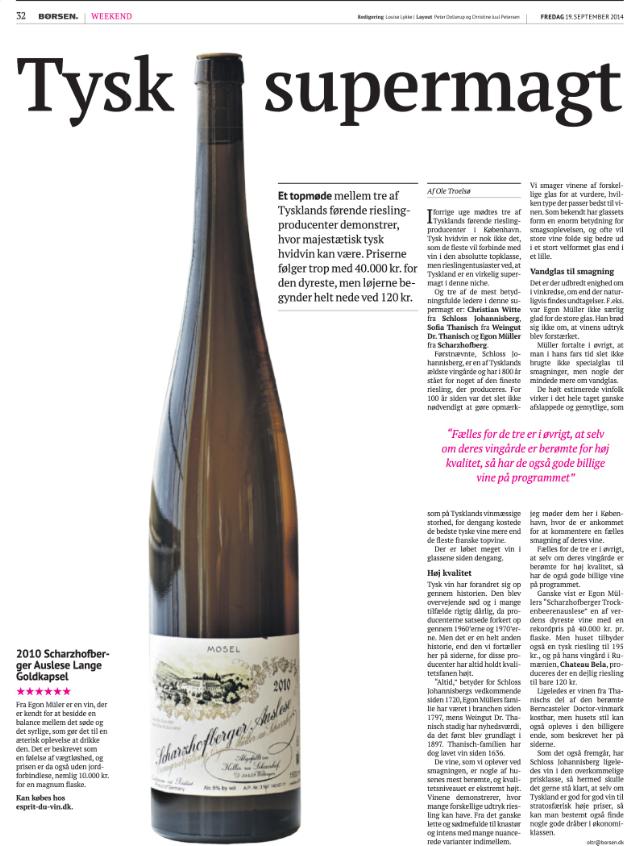 Topmøde i den tyske supermagt