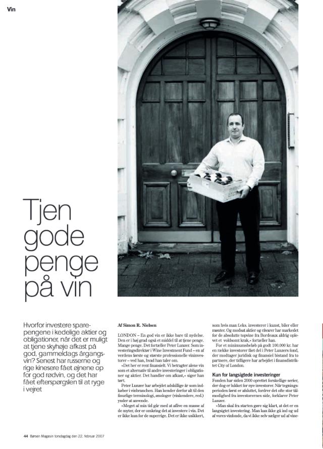 Tjen gode penge på vin