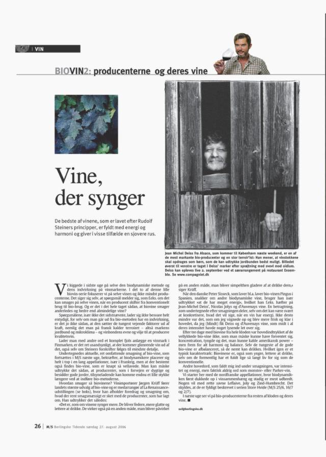 Vine, der synger - biovin2